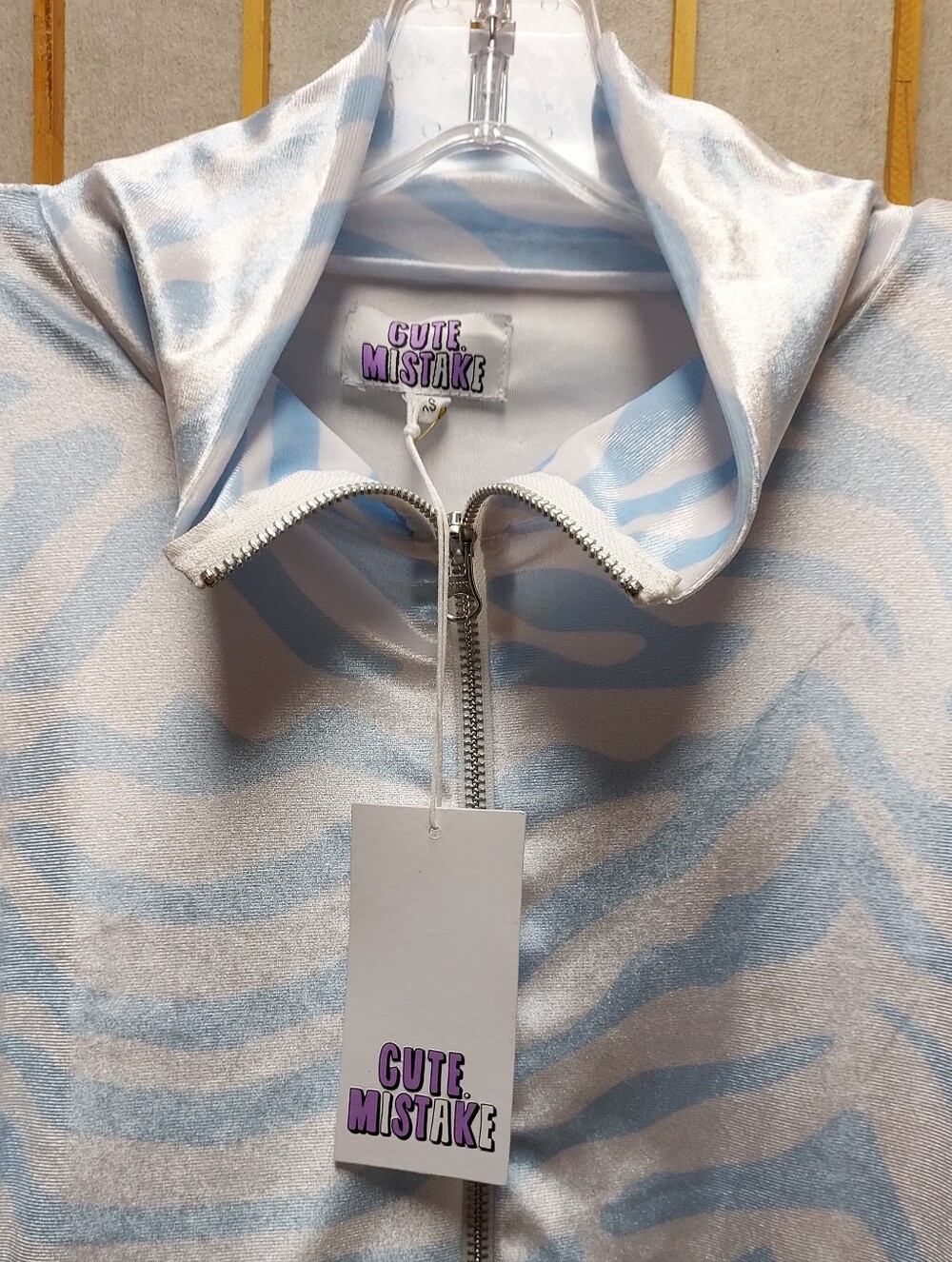 🦓 Cute Mistake Oversized Zebra Velour Velvet Crop Sweater (XS-L) - Picture 7 of 9